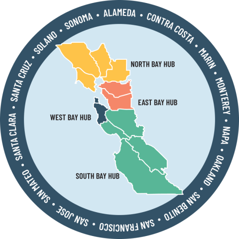 Bay Area UASI County Map